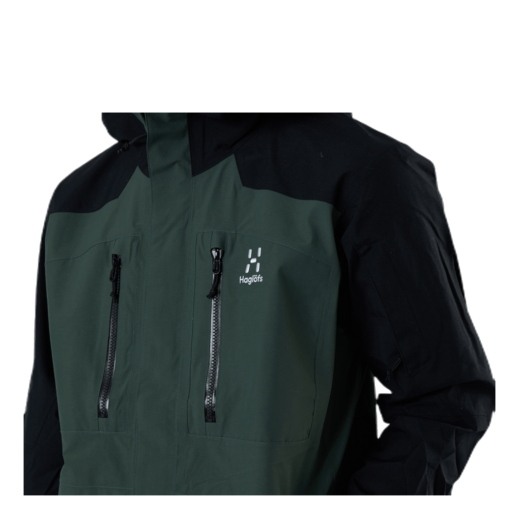 Elation GTX Jacket Black/Green