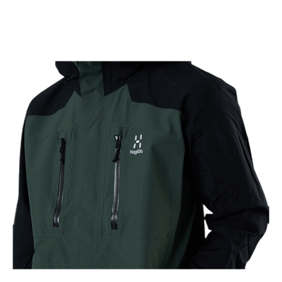 Elation GTX Jacket Black/Green