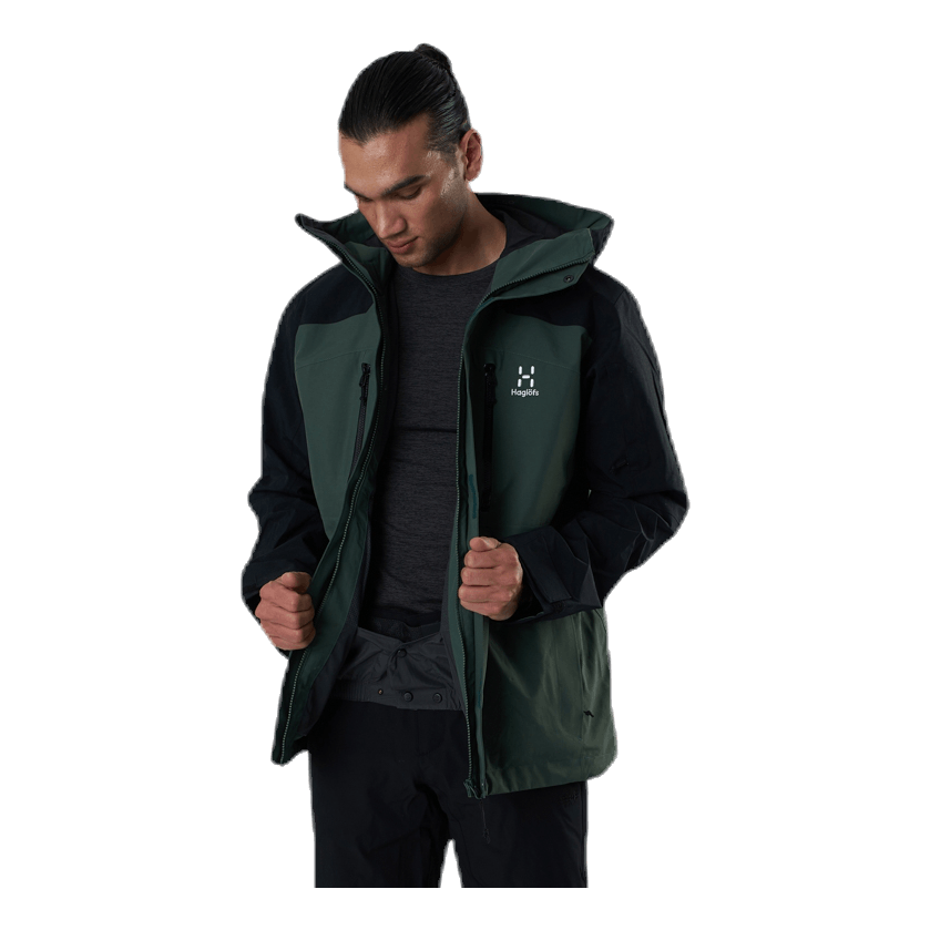 Elation GTX Jacket Black/Green