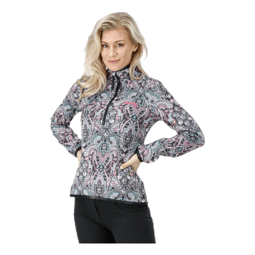 Storm Mid Layer Sweater Pink/Black