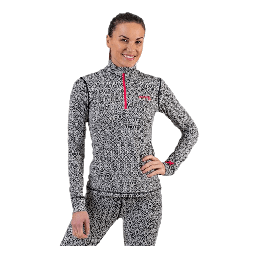 Spin To Win Mid Layer Top White/Black