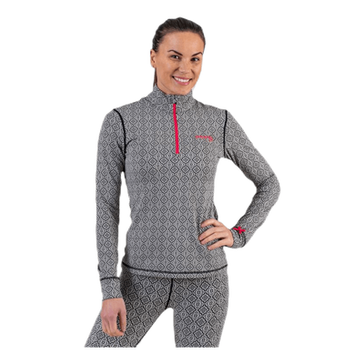 Spin To Win Mid Layer Top White/Black