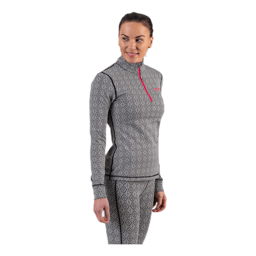 Spin To Win Mid Layer Top White/Black
