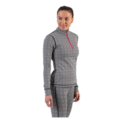 Spin To Win Mid Layer Top White/Black