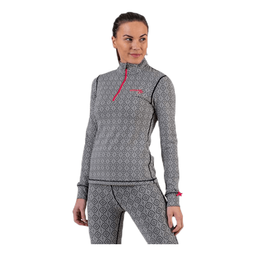 Spin To Win Mid Layer Top White/Black