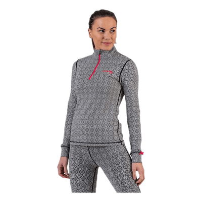 Spin To Win Mid Layer Top White/Black