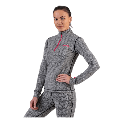 Spin To Win Mid Layer Top White/Black