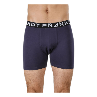 Solid Boxer 2-Pack Blue/Black