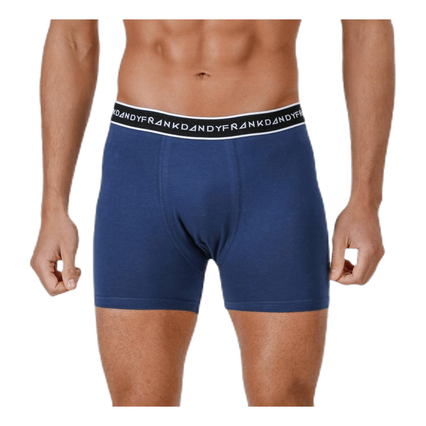 Organic Cotton Boxer 5-Pack Blue/Black/Grey