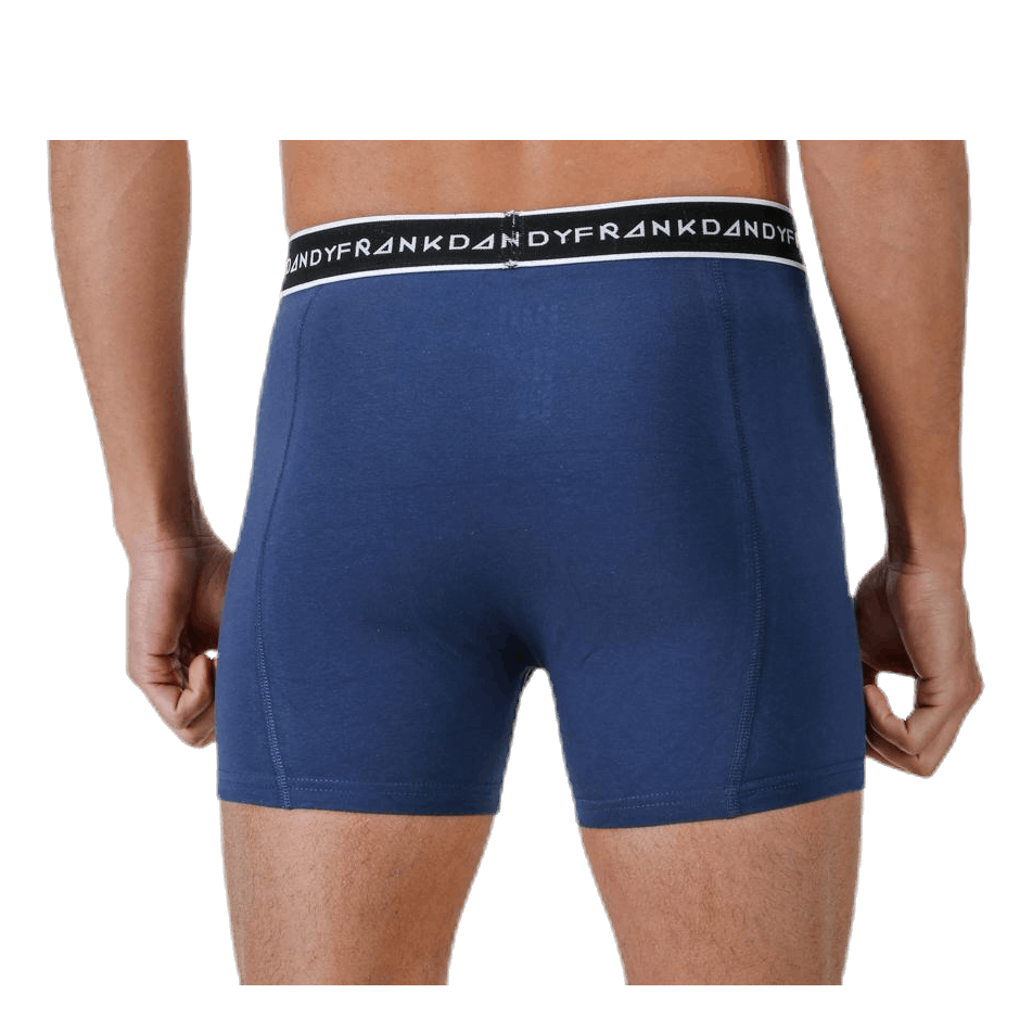 Organic Cotton Boxer 5-Pack Blue/Black/Grey