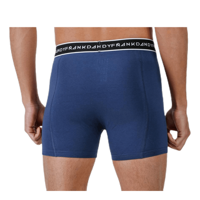 Organic Cotton Boxer 5-Pack Blue/Black/Grey