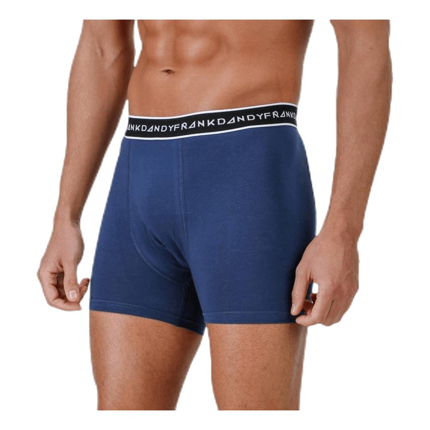 Organic Cotton Boxer 5-Pack Blue/Black/Grey