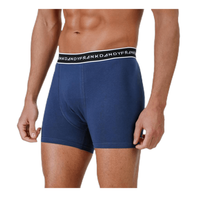 Organic Cotton Boxer 5-Pack Blue/Black/Grey