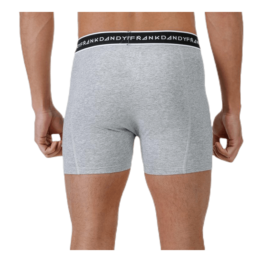 Organic Cotton Boxer 5-Pack Blue/Black/Grey