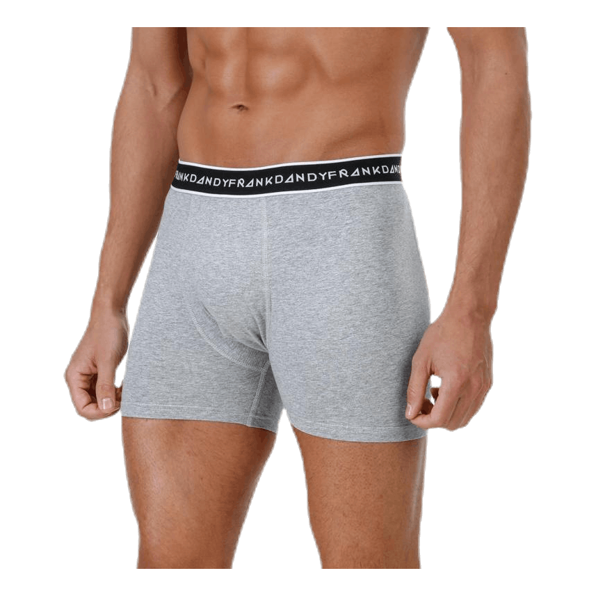 Organic Cotton Boxer 5-Pack Blue/Black/Grey