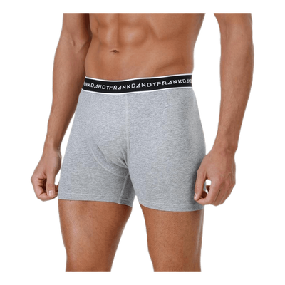 Organic Cotton Boxer 5-Pack Blue/Black/Grey