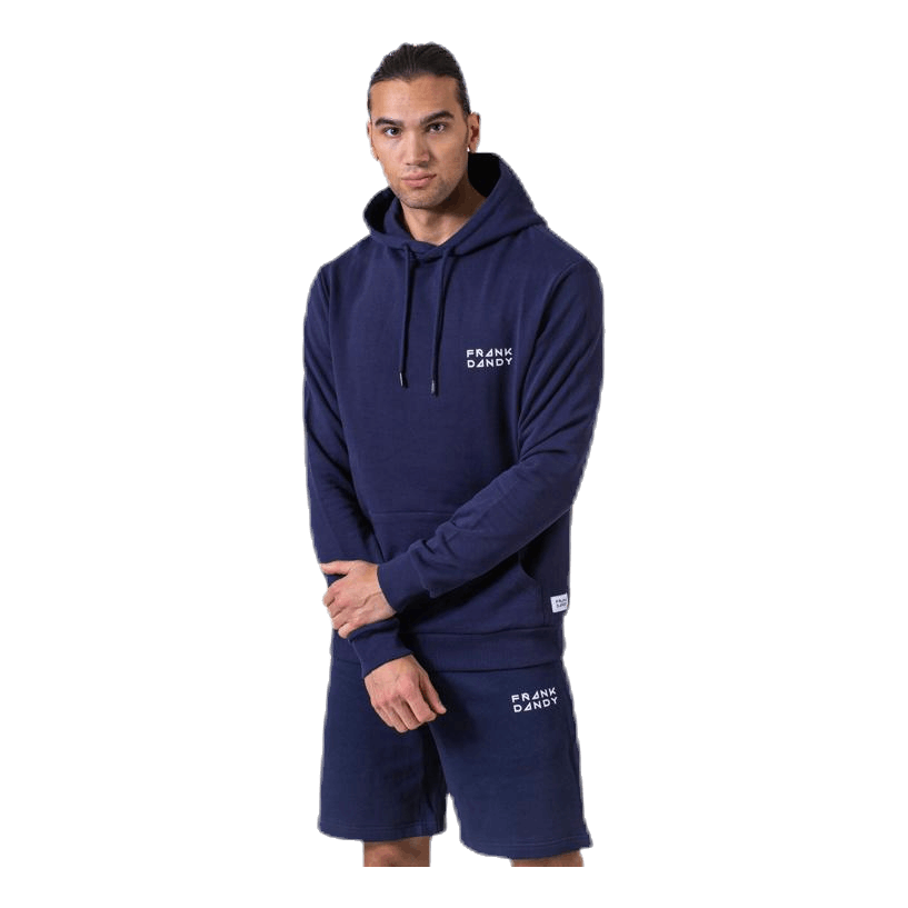 Solid Hoodie Blue