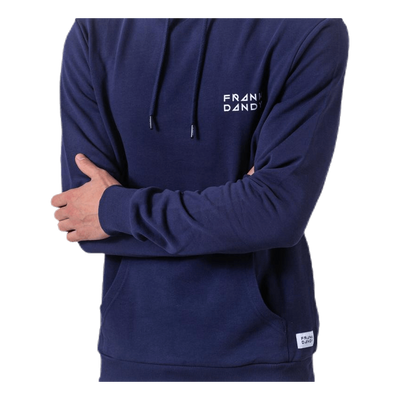 Solid Hoodie Blue