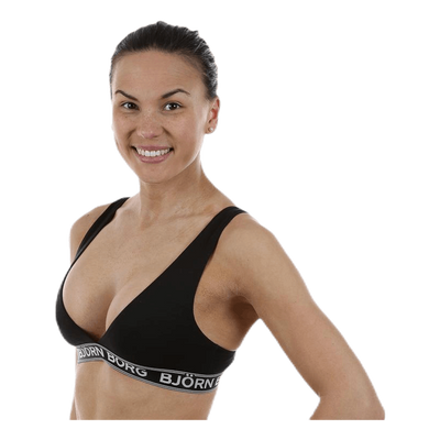 Iconic Cotton Bra 1-p Black