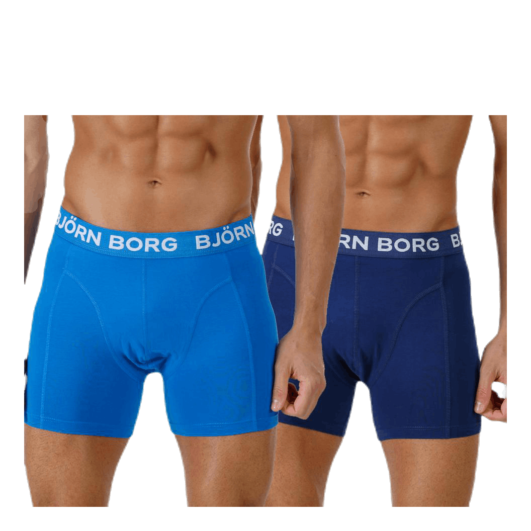 Solid Shorts 2-Pack Blue