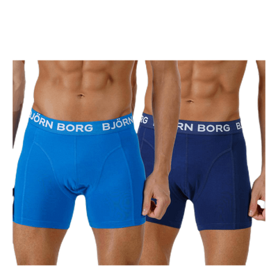 Solid Shorts 2-Pack Blue