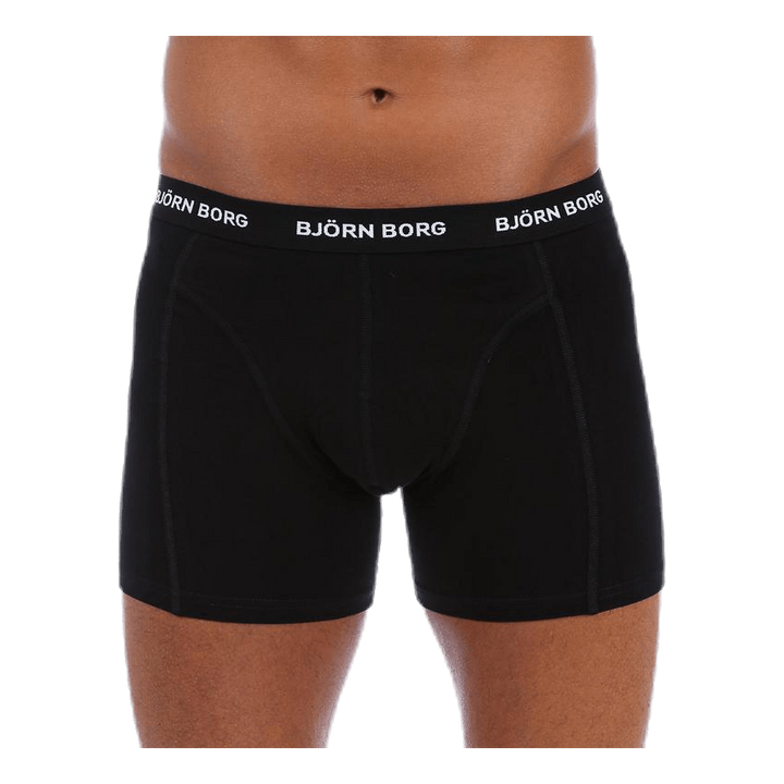 Solid Shorts 3-Pack Black