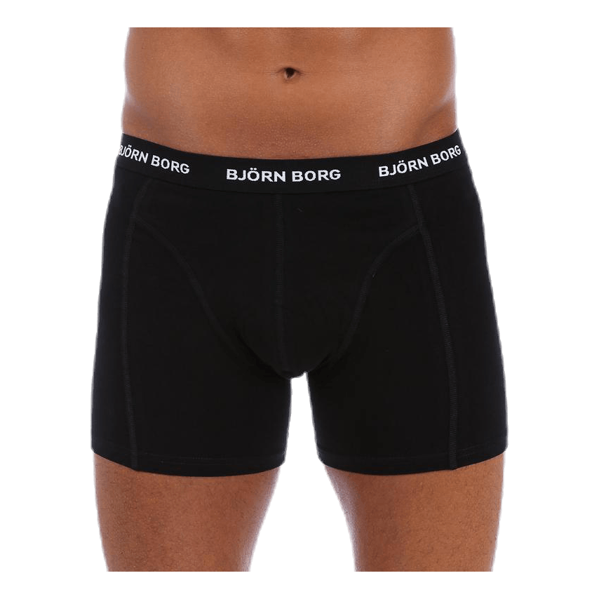 Solid Shorts 3-Pack Black