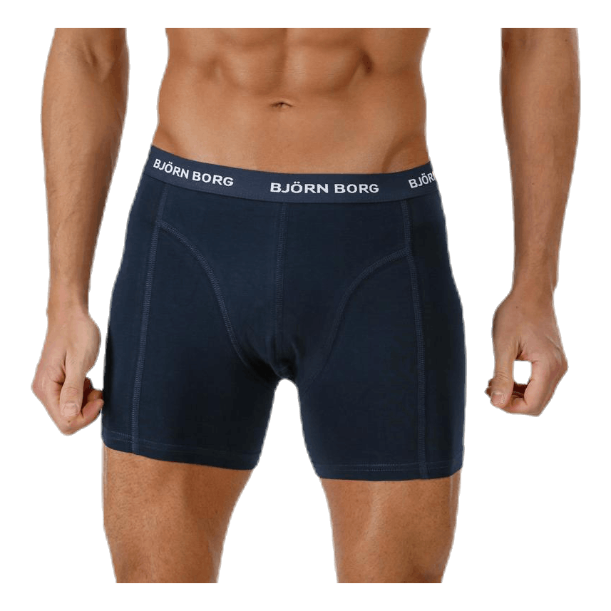 Solid Shorts 3-Pack Blue