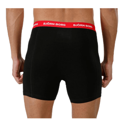 Solid Contrast Shorts 3-pack Black