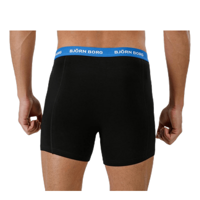 Solid Contrast Shorts 3-pack Black