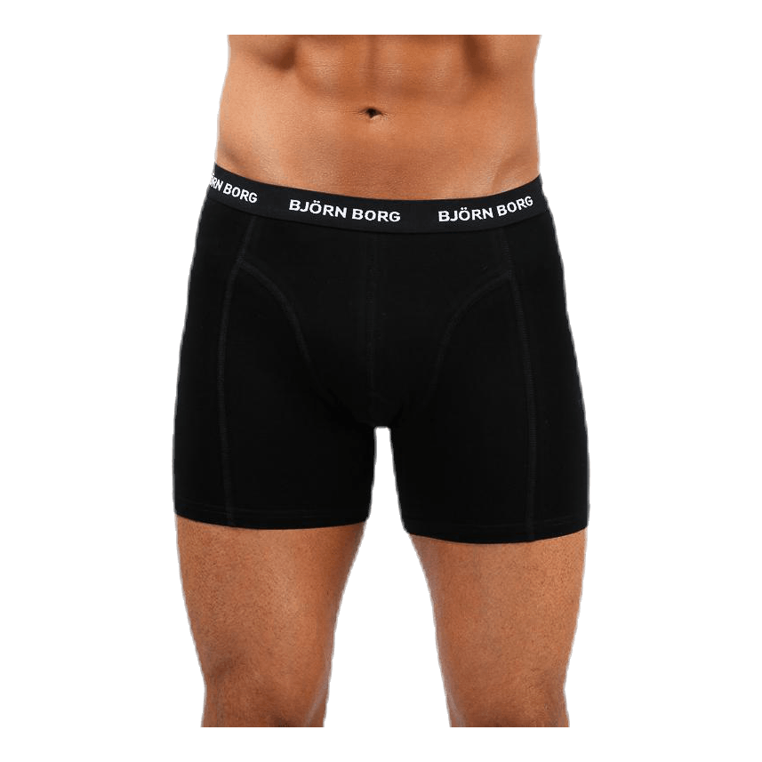 Solid Shorts 5-Pack Black