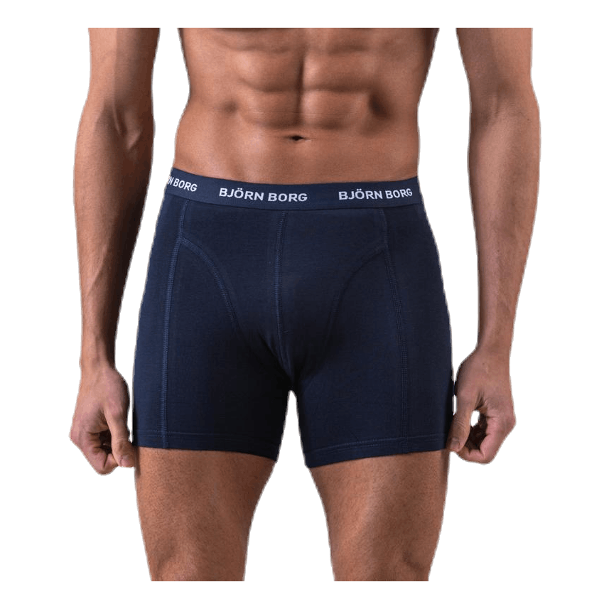 Shadeline Shorts 3-Pack Blue/Patterned/Black