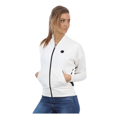 Signature Track Jacket White