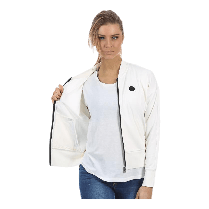 Signature Track Jacket White