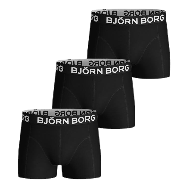 Running Solid Sammy 3-Pack Youth Black