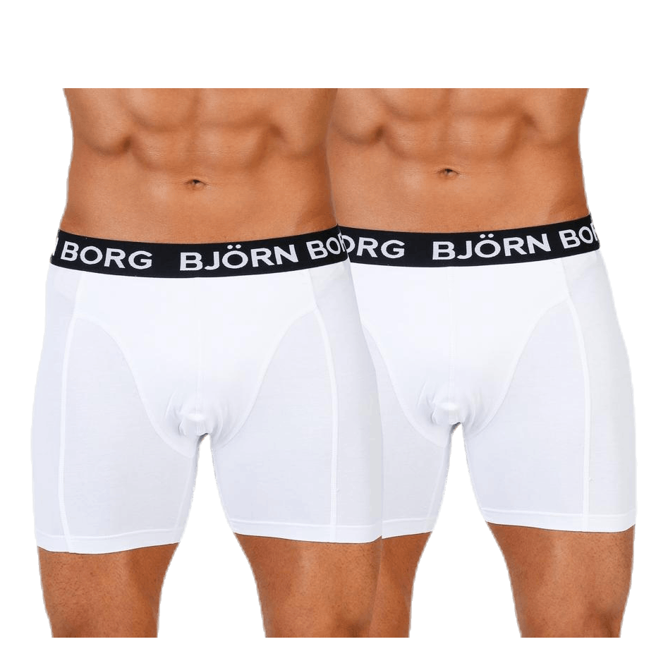 Solid Shorts 2-Pack White