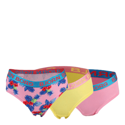 Paradise Mini Hipster 3-Pack Junior Pink/Yellow