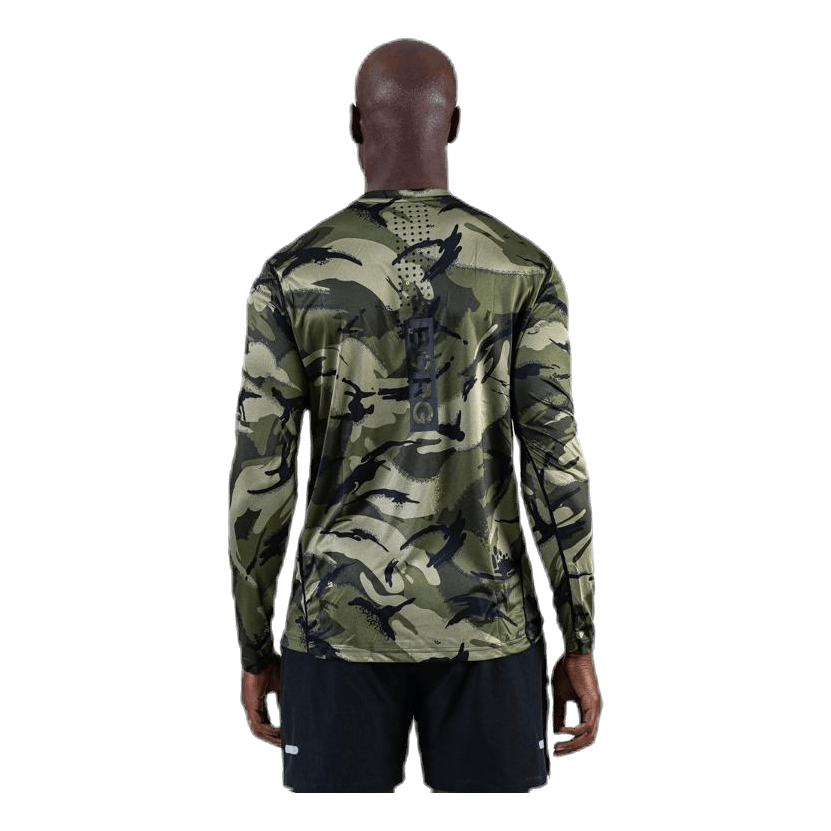 Axton Perf LS Tee Patterned/Black