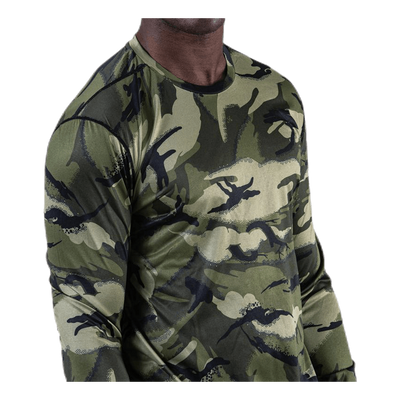 Axton Perf LS Tee Patterned/Black