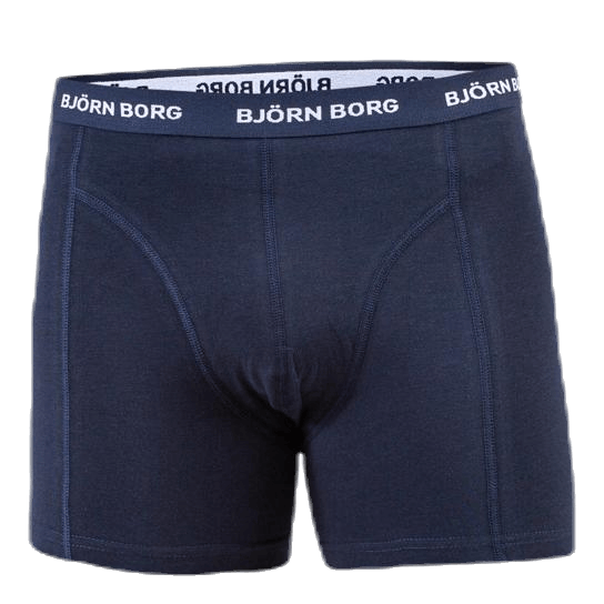 Solid Shorts 5-Pack Blue/Patterned