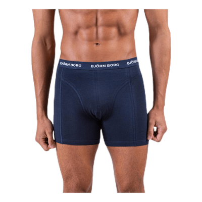 Solid Shorts 5-Pack Blue/Patterned