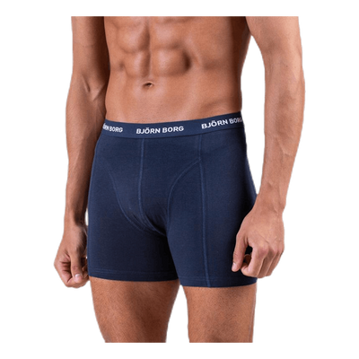 Solid Shorts 5-Pack Blue/Patterned