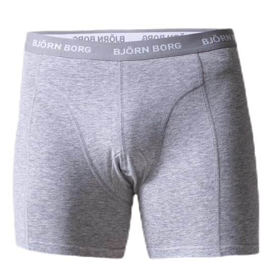 Solid Shorts 5-Pack Blue/Patterned