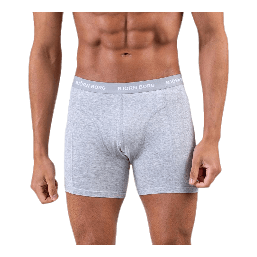 Solid Shorts 5-Pack Blue/Patterned