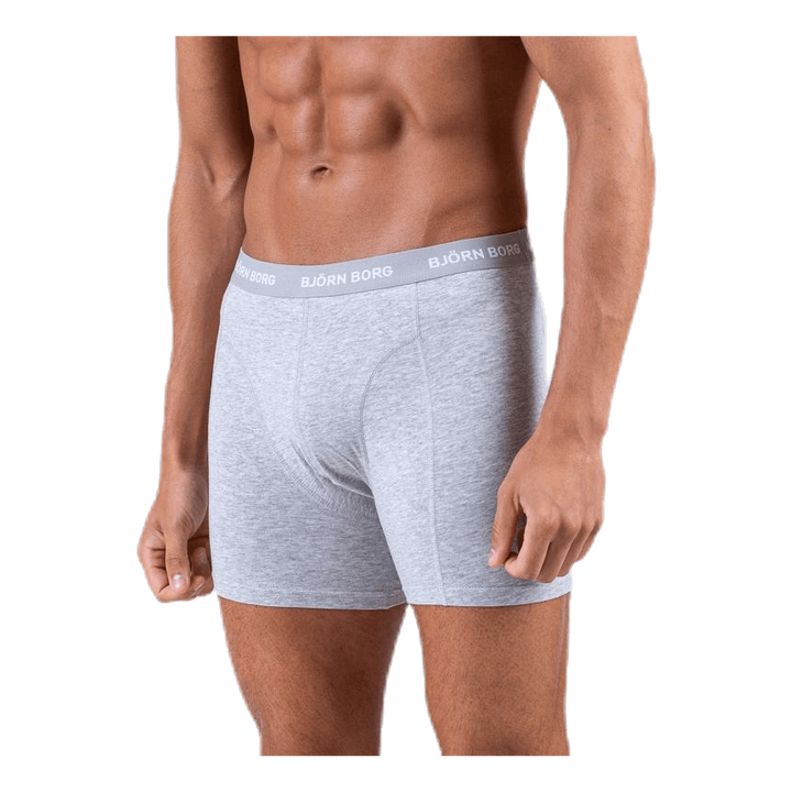 Solid Shorts 5-Pack Blue/Patterned