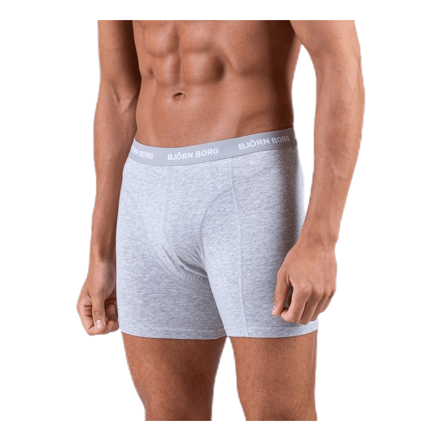 Solid Shorts 5-Pack Blue/Patterned