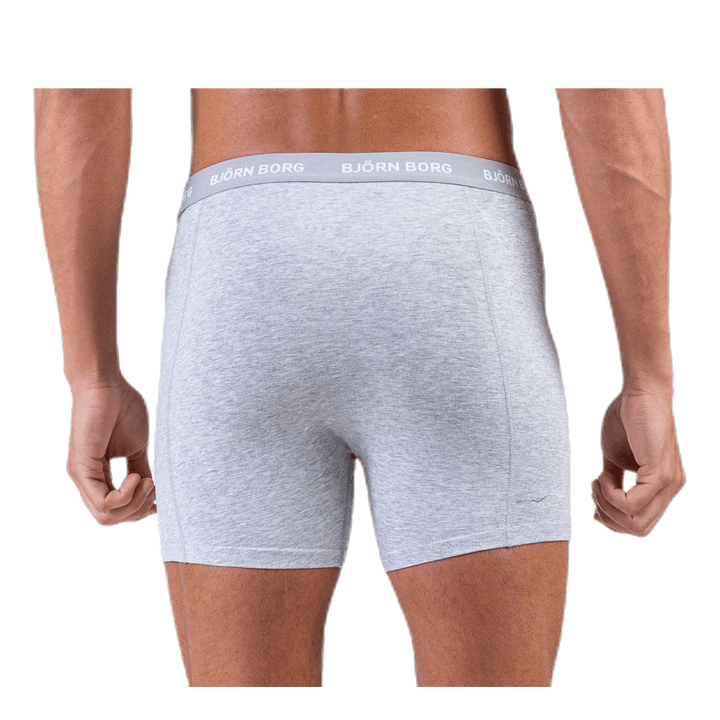 Solid Shorts 5-Pack Blue/Patterned