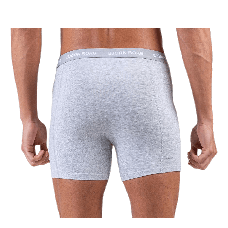 Solid Shorts 5-Pack Blue/Patterned