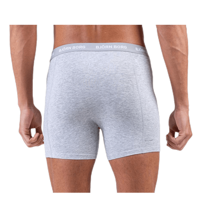 Solid Shorts 5-Pack Blue/Patterned