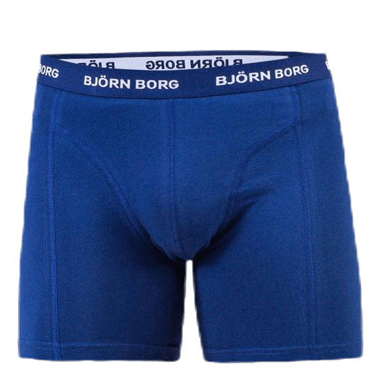 Solid Shorts 5-Pack Blue/Patterned